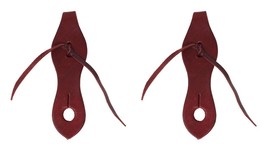 Amish USA Horse Tack Western Horse Tack Latigo Red Leather Slobber Straps - $28.70