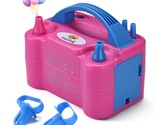 Electric Portable Dual Nozzle Balloon Blower Pump Inflation For Decorati... - $39.99
