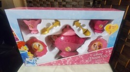 Jakks Pacific Disney Princess 8 Piece Tea Set Service For 2 Age 3 Years &amp; Up - £14.46 GBP