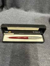 Vintage T-Ball Parker Jotter Red / Silver Pen In Original Box RTL $4.98 Engraved - £15.56 GBP