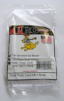 5 Pro Mold Thick Card Mini Snap Holders Sports Card - $3.95