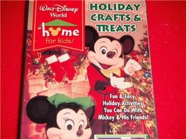Walt Disney at home for kids!  Holiday Crafts &amp; Treats VHS Factory Sealed - £8.75 GBP