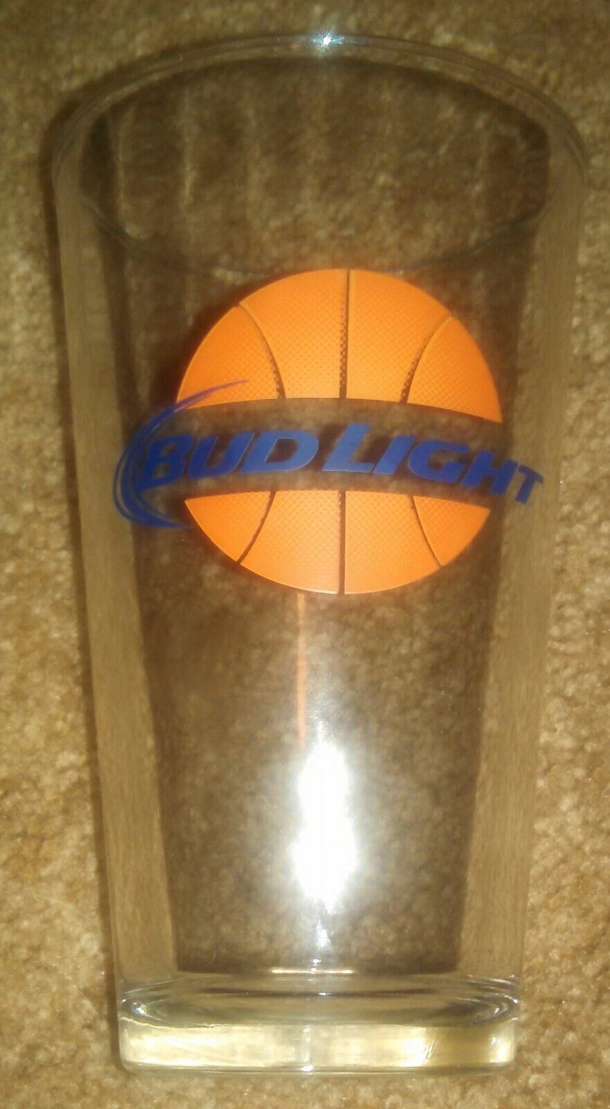 16 Oz Bud Light Basketball Glass - $5.00