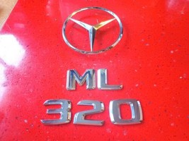 Mercedes Benz ML320 ML 320 emblem letters badge trunk Set  OEM Factory Genuine - £16.92 GBP
