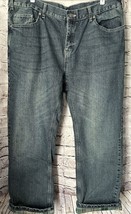 Berne Quarry Flannel Lined Jeans Mid Rise Straight Womens 16 Short - $472.71 MXN
