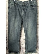 Berne Quarry Flannel Lined Jeans Mid Rise Straight Womens 16 Short - $25.25