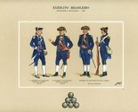 Brazil Army Infantaria E Artilhara 1796  Exercito Brasileiro Print - £17.17 GBP