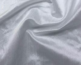 White Poly Raw Silk Faux Dupion 100% Polyester Upholstery, Dress Fabric ... - £5.10 GBP+
