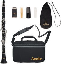 Apollo Clarinet In Abs Plastic With Nickel-Plated Keys, Complete With Ca... - £210.27 GBP