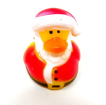 Santa Claus Rubber Duck 2&quot; Squirter Toy Christmas Stocking Stuffer Gift Tie    C - £6.71 GBP