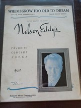 Nelson Eddy - &quot;When I Grow Too Old To Dream&quot;- Favorite Concert Songs 1935 - £14.81 GBP