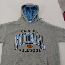 NEFF Carroll Football Bulldog Hoodie Men's Size Medium Gray Pullover Sweatshirt image 9