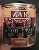Half Pint Can ZAR 113 Fruitwood Oil Based Interior Wood Stain (Discontin... - $24.74