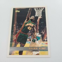 1997 Topps Shawn Kemp #92 Career Seattle Supersonics Basketball Card - £1.20 GBP