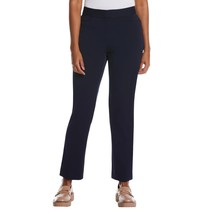 NWT Rafaella Navy Blue Pants 10 Curvy Define Waist Higher Back Rise Straight Leg - £15.71 GBP