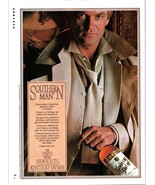 1981 Kentucky Tavern Bourbon Vintage Print Ad 80s Fashion Pop Collar Wal... - $10.97