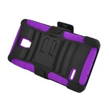[GTE Zone] Armor Hybrid Kickstand With Holster For LG Optimus L9 P769 (P... - £3.59 GBP