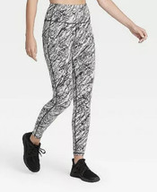 NWT Women&#39;s All in Motion Black Marble Premium High-Waisted Leggings Sz XXL - $23.75