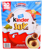 Kinder Joy Everyday White Chocolate Surprise Egg 20 x 0.7 Oz EXP 05/2026 - $31.89