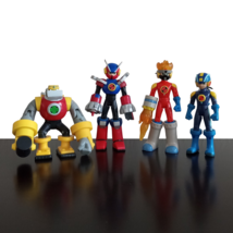 Lot of 4 2004 Mattel MegaMan Nt Warrior Figures - Incomplete - $49.48