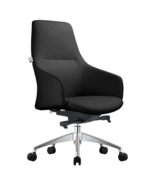 LeisureMod Celeste Series Office Chair in Black Leather - $1,034.78