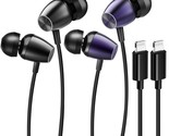 2Pack-Headphones For Iphone,Earbuds Wired Earphones With Built-In Microp... - $31.99