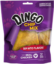 Dingo Chip Mix with Real Chicken Dog Treats 48 oz (3 x 16 oz) Dingo Chip Mix wit - £70.80 GBP