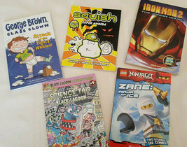 Young Reader George Brown Class Clown,Squish,Sci Fair Black Lagoon,Lego Ninjago, - £15.92 GBP