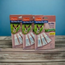 3x Hartz Ultra Guard Ear Mite Treatment For Dogs With Aloe Pet Care Dog 3 Tubes - £18.10 GBP