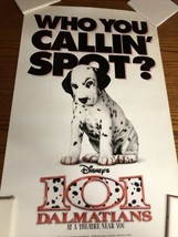 1996 McDonald poster of 101dalmations Disney’s Dalmatian character - $18.27