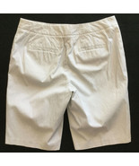 Chico’s Women&#39;s Walking Golf Bermuda Shorts Size 0 Striped, Front Pockets - $21.21 CAD