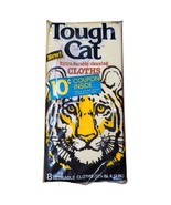 Vintage Tough Cat Cleaning Cloths Kimberly Clark 8 Reusable Wipes - $364.52 MXN