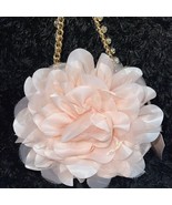 Jewel Badgley Mischka 3D Floral Jeweled Chain Evening Bag In Pink - $1,986.35 MXN