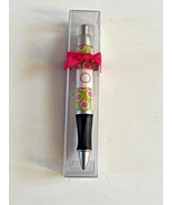 NEW Paparte Custom Ball Point Pen - BRIGHT pink DOT - $12.99