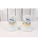 Nippon Hand Painted Salt and Pepper Shaker Set Blue Bird - €8,40 EUR