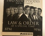 Law And Order Vintage Tv Guide Print Ad Sam Waterston Jerry Orbach TPA24 - £4.66 GBP