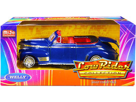 1941 Chevrolet Special Deluxe Convertible Candy Blue Metallic with Red Interi... - £28.46 GBP