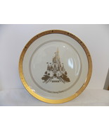 Walt Disney World Gold Rimmed Characters Collectors Plate  - $102.86 CAD
