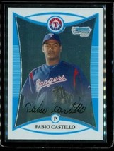 2008 Bowman Chrome Prospects Baseball Card BCP222 FABIO CASTILLO Texas R... - £6.73 GBP