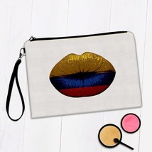Lips Colombian Flag : Gift Makeup Bag Colombia Expat Country - £9.73 GBP