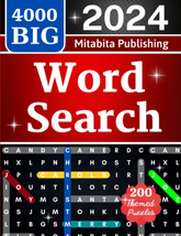 4000 BIG Word Search for Adults: Large Print (200 Themed Puzzles): Relax... - $10.66