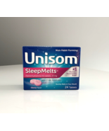 Unisom SleepMelts Cherry Flavor Tablets Sleep-Aid 24ct Exp 4/26 Box Dent... - $1,109.09 MXN