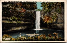 The Kaskaskia Canyon Starved Rock Illinois State Park IL Postcard PC114 - £3.98 GBP