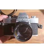 Minolta SRT 201 film camera with 55mm Lens Untested As Is Parts Or Repair  - £29.73 GBP