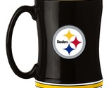 Pittsburgh Steelers NFL Sculpted Relief Coffee Tea Cup Mug Ceramic 14 oz - $23.76