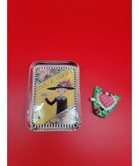 Mary Engelbreit   Have A Heart  Embossed Solid Glass Paper weight + Magnet - €17,32 EUR