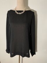 Loft black blouse size small - $24.75