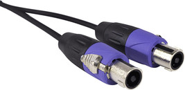 Gator Cableworks CBW-BKLSPKR2TWLK-CBLE-25 Twist Lock Connector Speaker Cable - £31.96 GBP