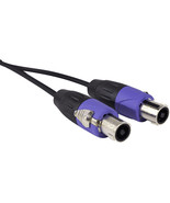 Gator Cableworks CBW-BKLSPKR2TWLK-CBLE-25 Twist Lock Connector Speaker C... - £31.34 GBP