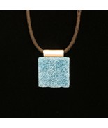 Rescued Glass Tile Pendant Jewelry (Denim Blue: RT6) - €13,67 EUR
